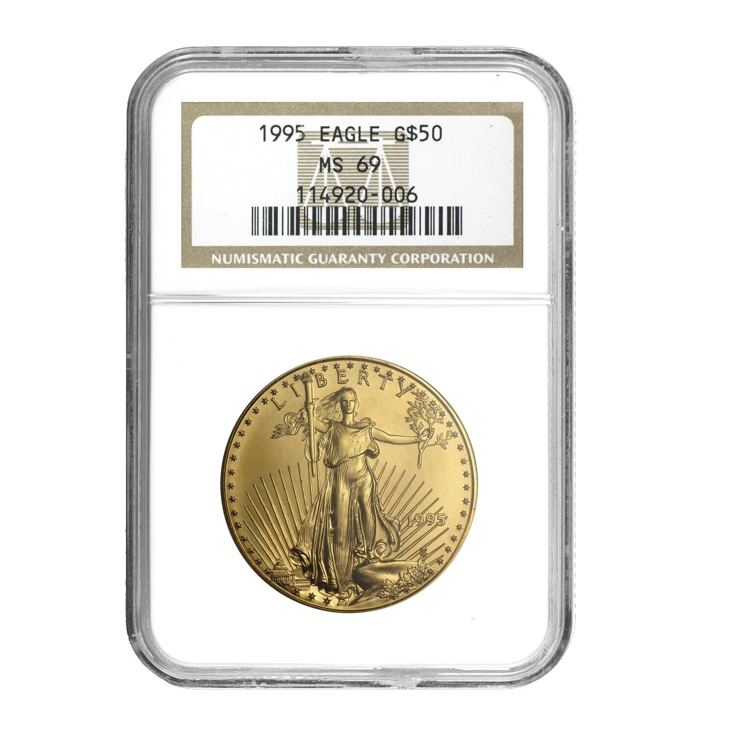 American Eagle 1 oz Precious Metal Content per Unit 1995 Gold Bullion Coins