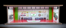 Sinclair Gas Theme FOR Hot Wheels 1:64 Model Diorama Garage LED Lighting!