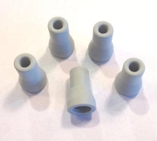 Saliva Ejector Tip Gray 5pk Vacuum Rubber Tips Push on Tip DCI 5757