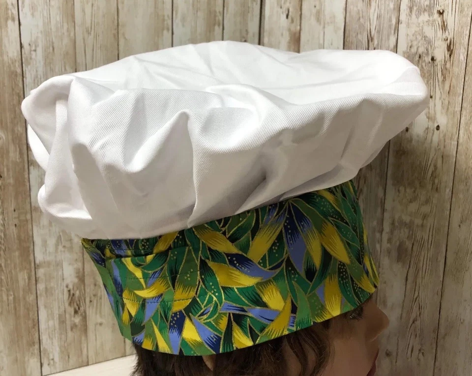 NUEVO Sombrero de Chef Ejecutivo Catering Preparación de Alimentos Ajustable Lote de 2 Envío Gratis Foto 3 de 4