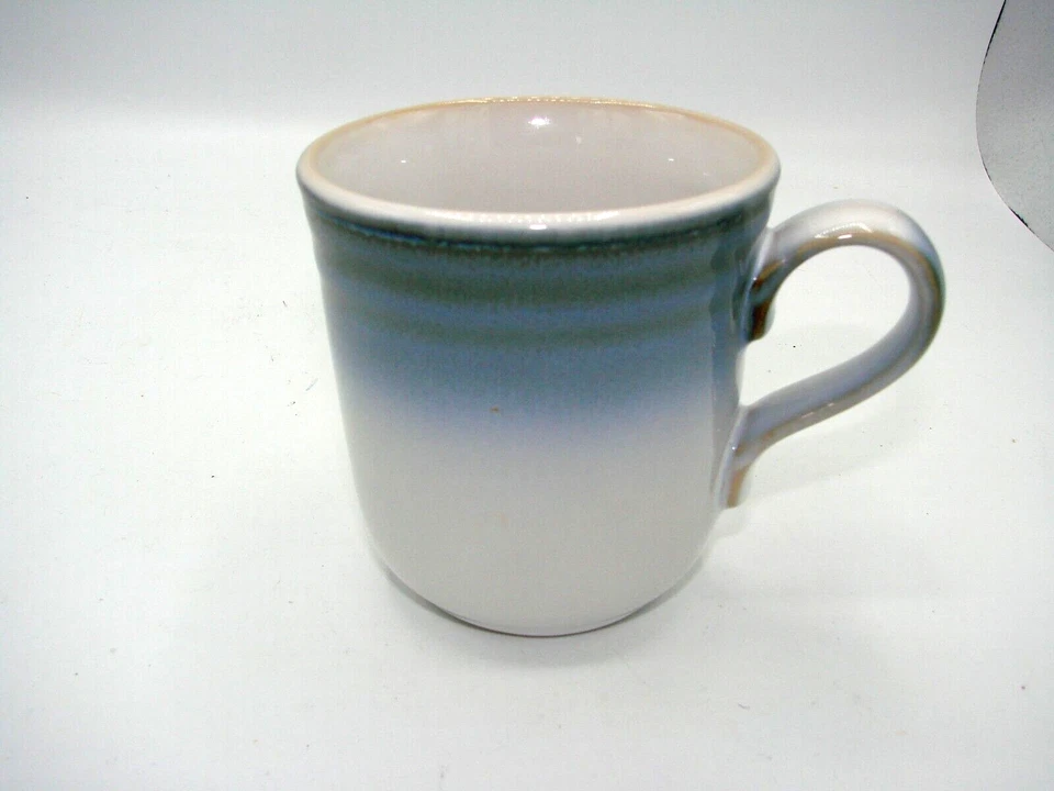 Juego de tazas de gres Noritake hechicero café 1991 azul ombre 3,75" repuesto Foto 4 de 4