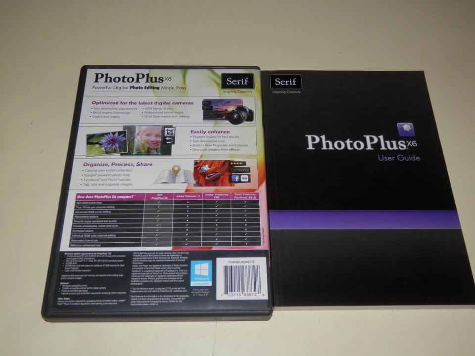 Serif PhotoPlus X6 PC  Photo Textures & Overlays and Panorama Plus (3 packages) - Image 3 of 4