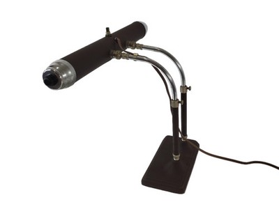 Vintage Art Deco Adjustable Piano Desk Lamp by the Radionic Transformer Co.