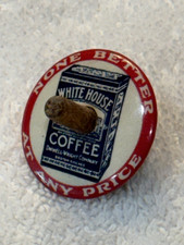 While House Coffee Advertising Spinning Top -Finger Spin Top Vintage