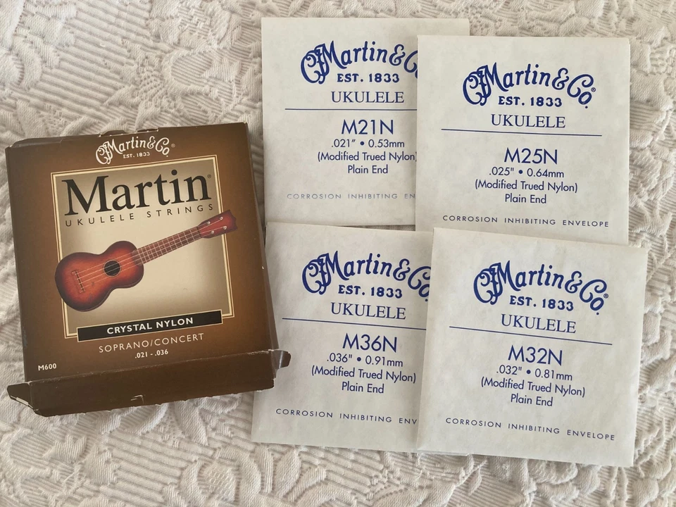 MARTIN UKULELE STRINGS CLEAR FLUOROCARBON SOPRANO / CONCERT - Image 2 of 2