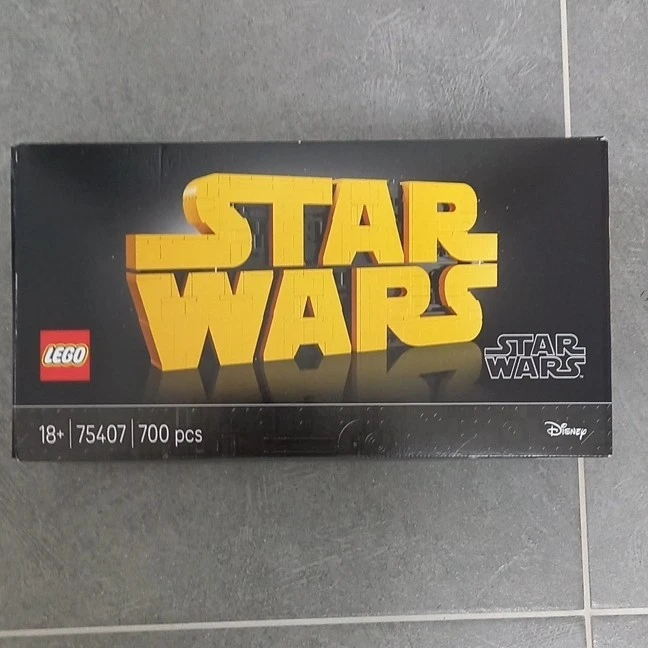 LEGO Star Wars 75407 Brick-Built Star Wars Logo, photo 1 sur 5
