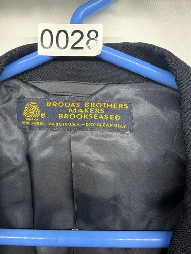 Brooks Brothers Makers Brooksease Gray Wool Blazer Notch Button Lined USA image 3