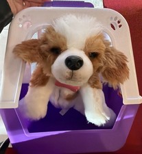 LITTLE LIVE PETS Dog REALLY REAL PUPPY PATCHES BEAGLE And Cage INTERACTIVE Used