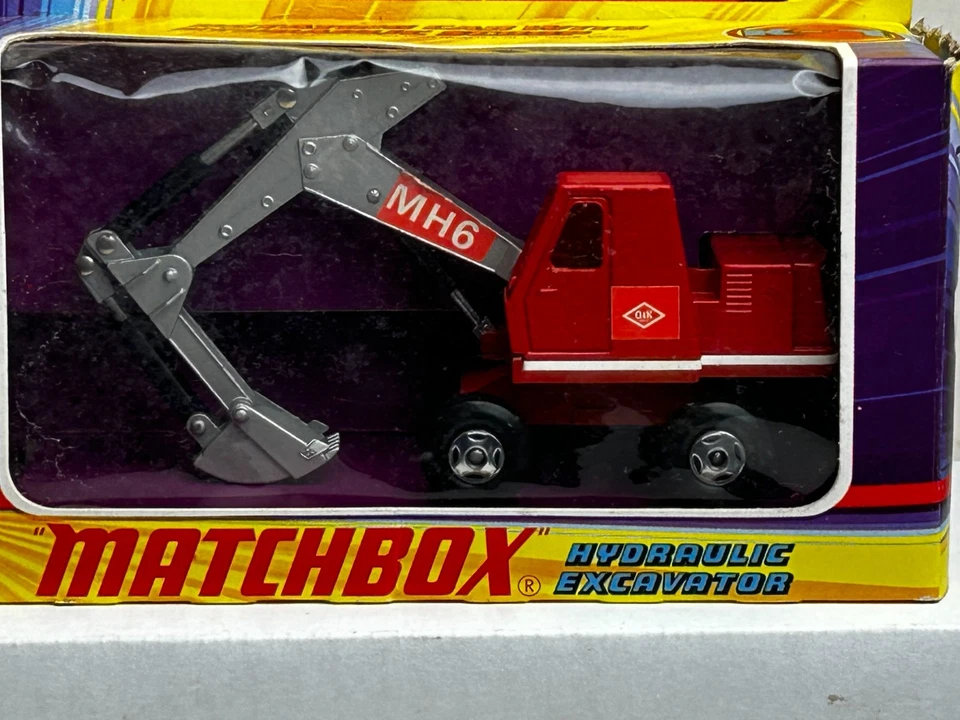 Matchbox Super Kings No. Excavadora hidráulica K-1 con caja original Foto 2 de 4