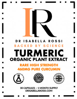 DR ROSSI KURKUMA EXTRAKT CURCUMIN 460MG VEGAN OHNE FÜLLER 1 MONAT - 30 KAPSELN