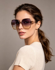 Gucci 3563 Square Sunglasses Purple Gradient Lens 63 17 140