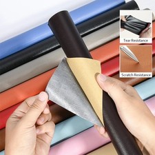 Self Adhesive Vinyl Faux Leather Fabric Repair Patch Kit for Car seat Sofas 12 8