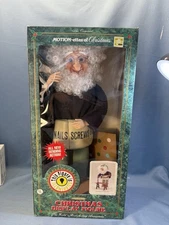 Elf Painter & Table MOTION-ettes of Christmas Animated Santa's Workshop 21.5"