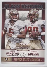 2015 Contenders Draft Picks Class Reunion Rashad Greene Jameis Winston #21 kn8