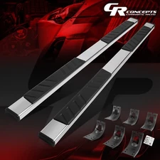 PAIR 5" SS FLAT BOARD STEP BAR FOR 2009-2024 RAM 1500/2500/3500 CREW CAB 4-DOOR