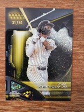 2026 Topps Chrome Black Jazz Chisholm Gold Mini Diamonds Ref #31/50 Yankees