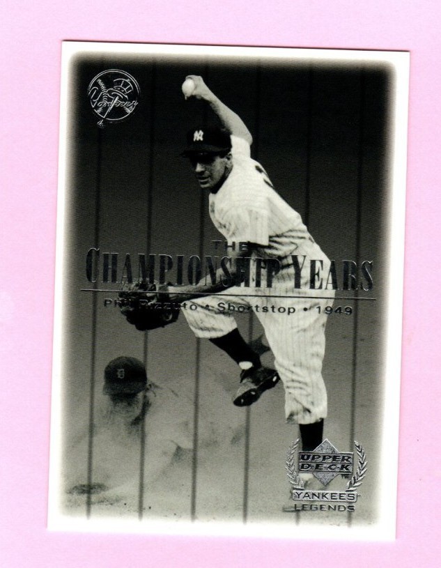 2000 Upper Deck Yankees Legends #77 Phil Rizzuto