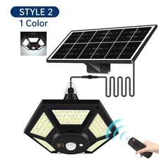 Shed Light Solar Pendant Indoor Outdoor 228/180 Led 1000lm 5 Modes with Remote