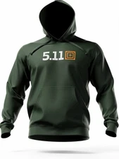 NWTs 5.11 Tactical Men's "Target" Fleece Hoodie - Green - Size Medium