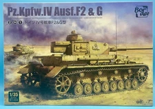Border 1/35 BT-004 Pz.Kpfw. IV Ausf. F2 & G 2 in 1 Brand New Complete Kit