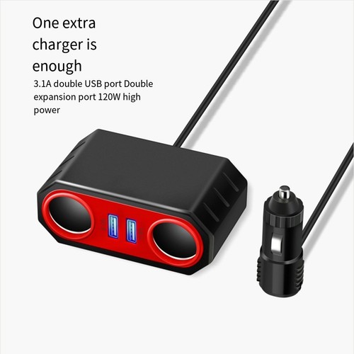Design innovant charge efficacement les appareils à l'aide du chargeur voiture