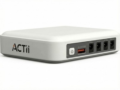 Mini UPS 12V 9V 5V Lithium Backup Akku Router Modem CCTV Kamera 8700mAh