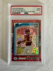 Jayden Daniels 2024 Donruss - Rated Rookie Optic Preview Red Pandora PSA 9