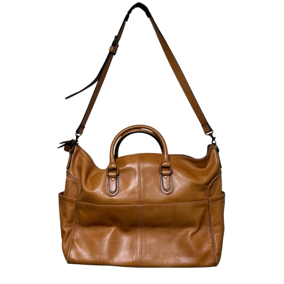 613 00s Porter Yoshida Cuero 2 Vías Bolso Hombro Raro Archivo Hecho en Japón Antiguo Foto 3 de 4