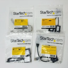 StarTech DisplayPort Adapters HDMI Cables & Cable Management Lot Set New 