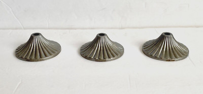 Vintage Stamped Steel Metal Cap Spacer Table Lamp Shade Ceiling Light Victorian