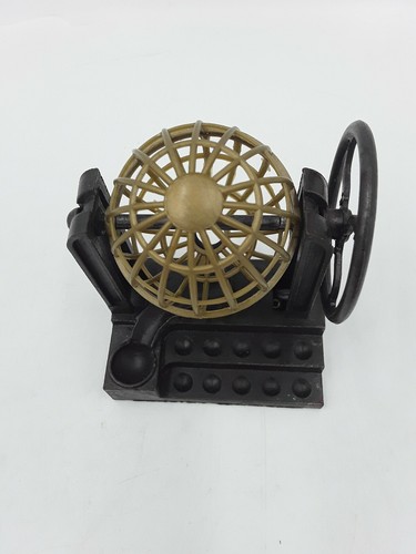 Vtg Die Cast Lottery Wheel Bingo Ball Metal Pencil Sharpener. Desk Figure - Picture 3 of 8