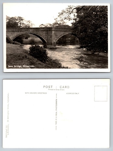 Dove Bridge, Ellastone, Staffordshire - RP Pub. by AW Bourne