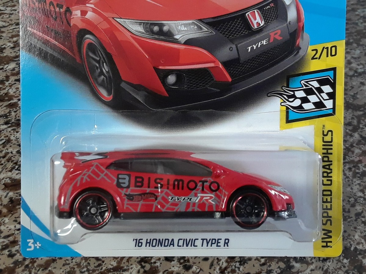 2018 Hot Wheels '16 Honda Civic Type R #126/365 HW Speed Graphics