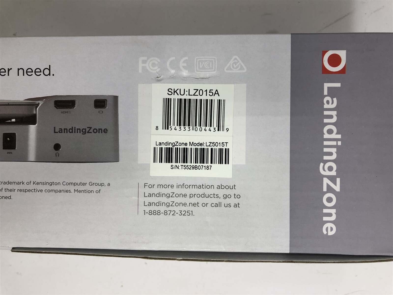 New Landing Zone LZ015A/LZ5015T Docking Station for MacBook Pro with