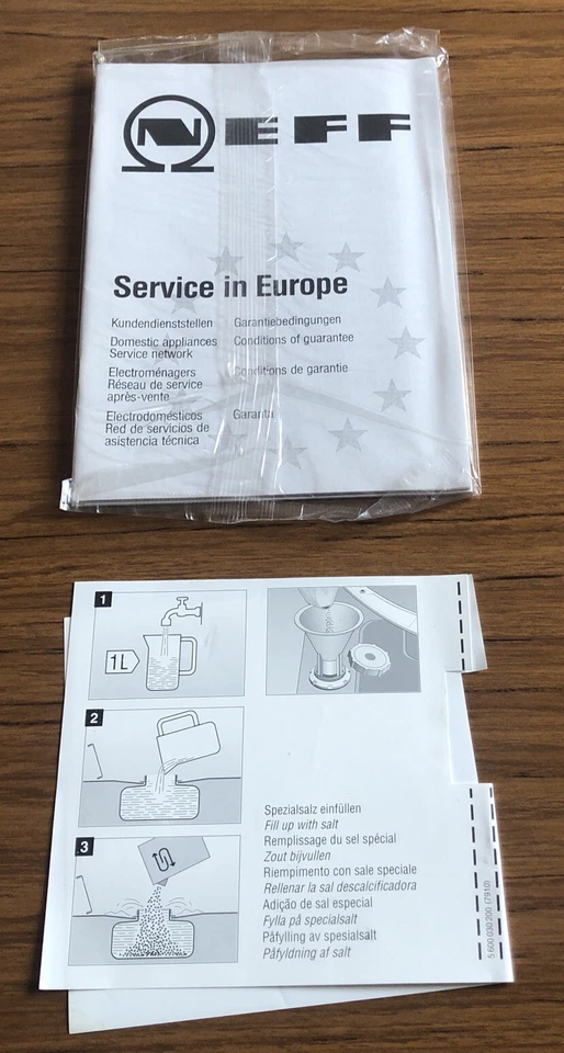 Neff Instrucciones de Uso Lavavajillas Sellado Neff Folleto/Folleto/Manual Foto 2 de 4