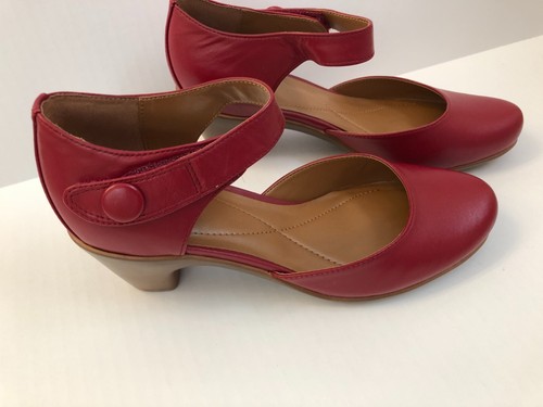 Neu Easy Spirit Clarice hochhackige Mary Jane Damenschuhe mit gepolstertem Fußbett Größe 8,5M