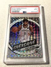 2019-20 Panini Mosaic Overdrve Silver Prizm #11 Kyrie Irving Nets PSA 9 MINT