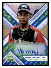 2018 Elite Extra Edition #184 Yamal Encarnacion Auto Aspirations Tie-Dye #/10