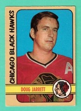 (1) DOUG JARRETT 1972-73 O-PEE-CHEE # 97 HAWKS EX/EX+  CARD (H8211)
