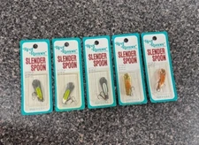 * REEF RUNNER * SLENDER SPOON ' MIXED LOT OF 5 ' 5/16 OZ - MULTI SEASON/SPECIES