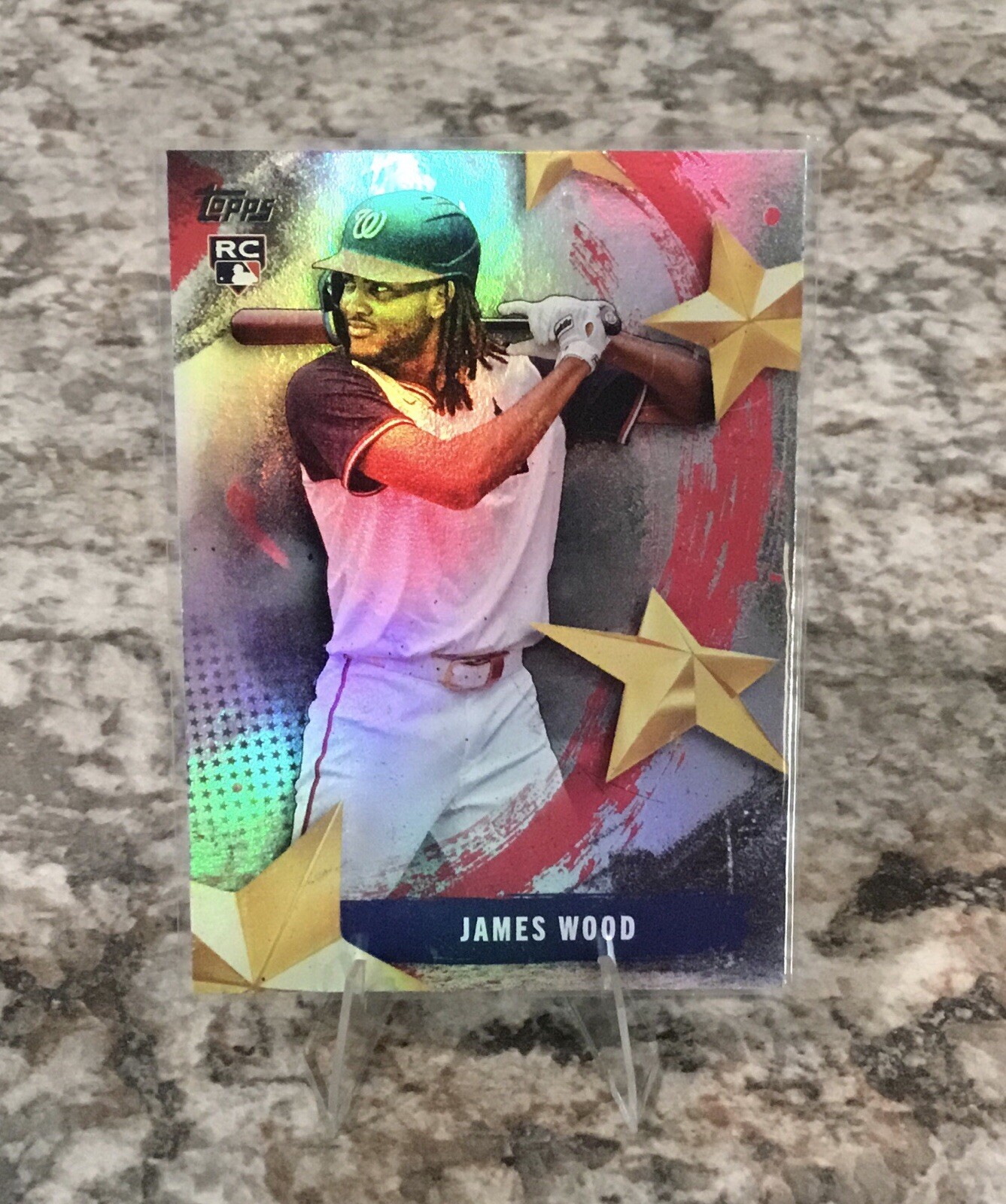 2025 Topps Series 1- James Wood- RC- Stars of MLB #SMLB-18 Washington Nationals