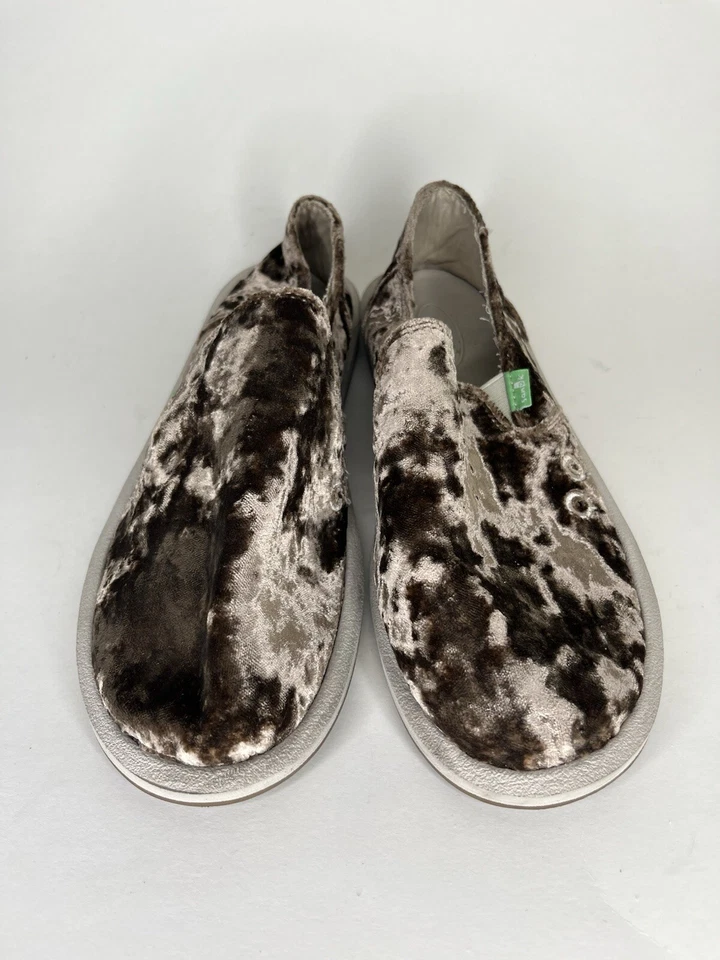 Sanuk Zapatos Mocasines Zapatillas Marrón Terciopelo Para Mujer Talla 40 EE. UU. 9 Foto 4 de 4