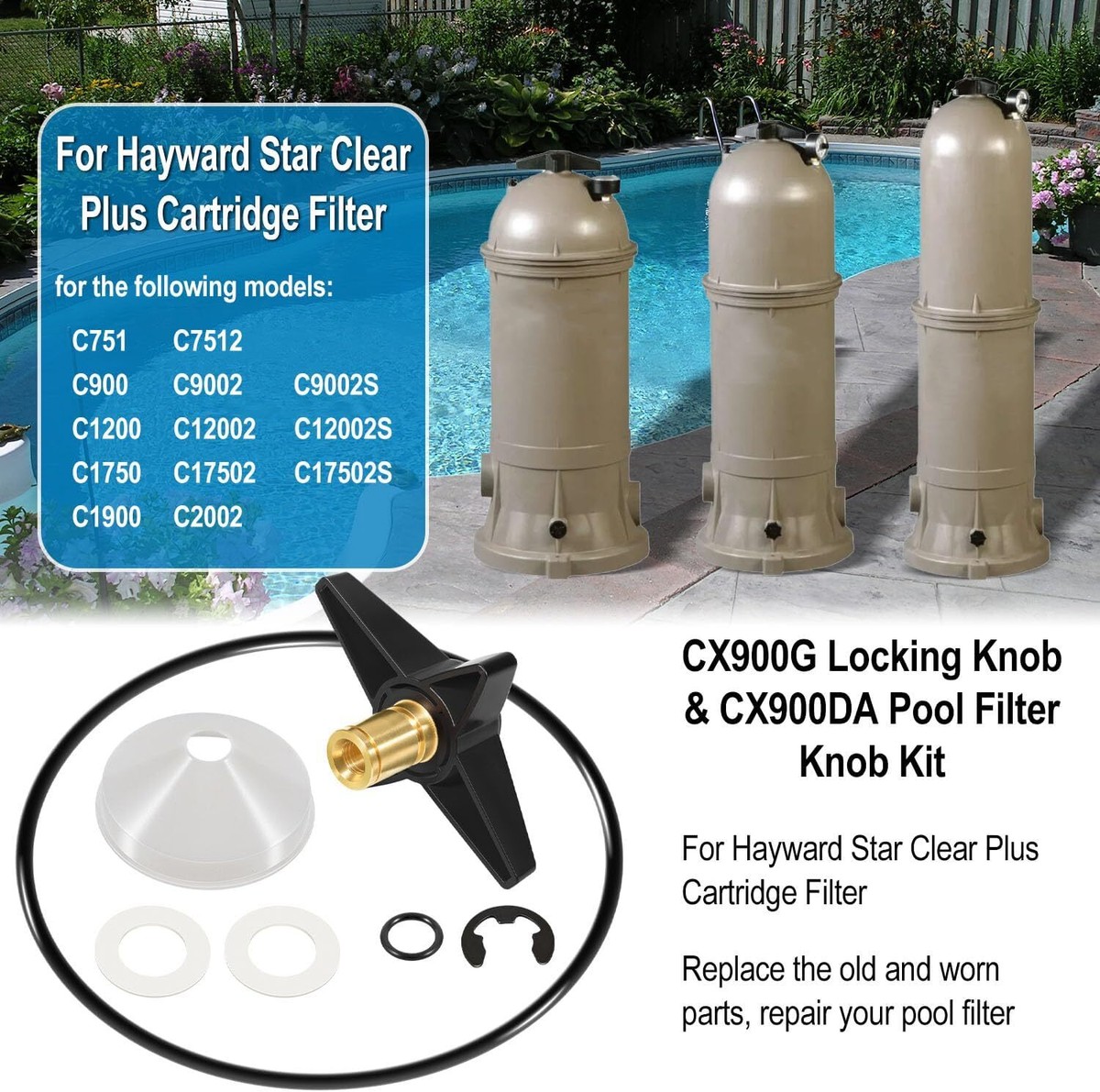 Hayward CX900F StarClear Plus Lid O-Ring