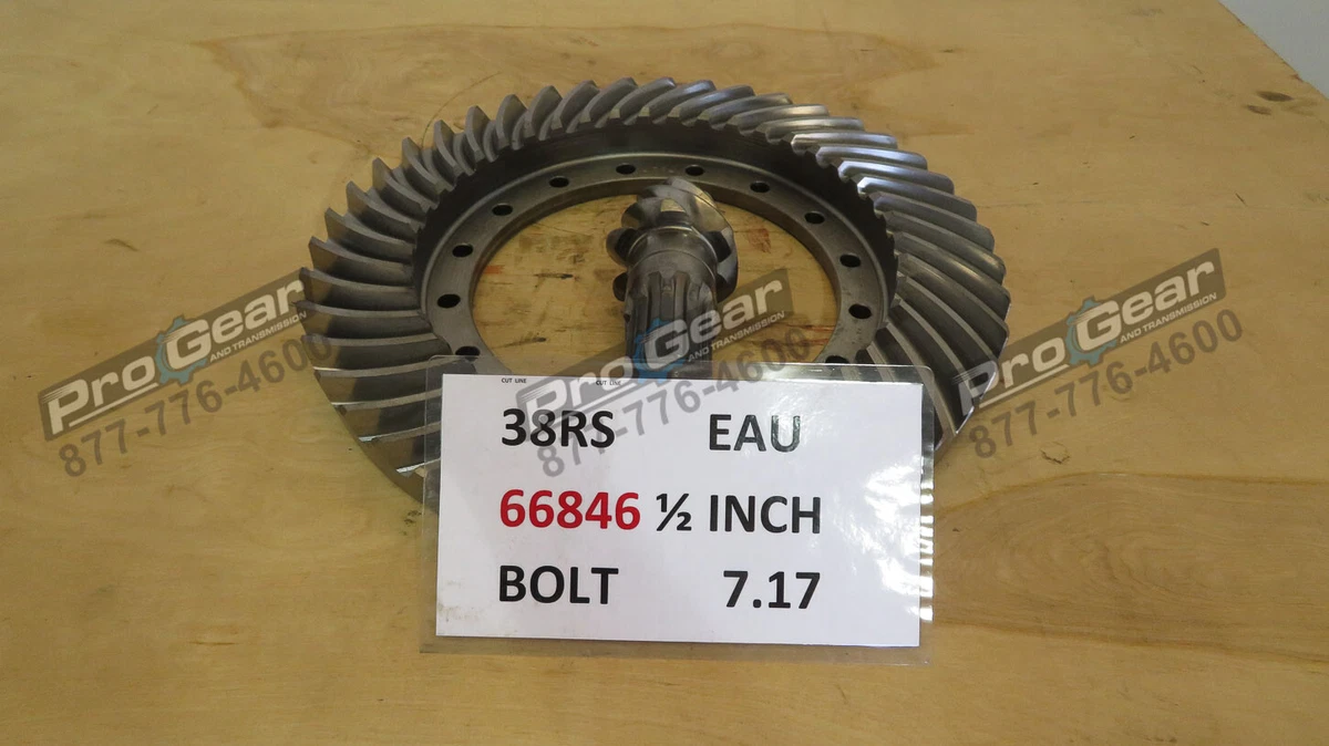 EATON RING PINION 34 38RS 17100 SINGLE SPEED 7.17 RATIO GEAR SET