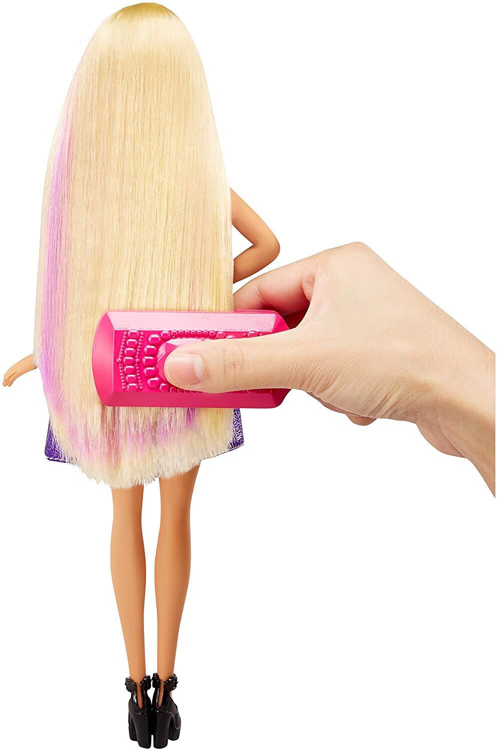 Barbie DWK49 DIY Crimps and Curls Doll Hair eBay