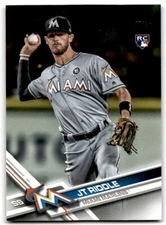 2017 Topps Update J.T. Riddle Rookie Miami Marlins #US159
