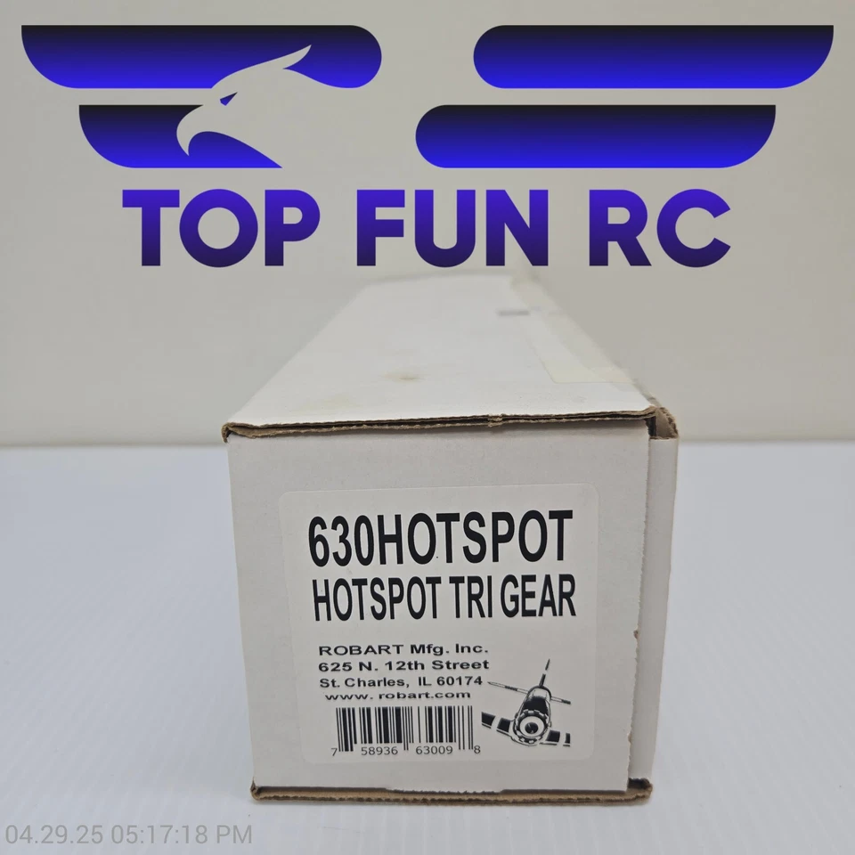 Robart 630 Hot Spot Tri Gear Graupner Robart RC - Image 4 of 4
