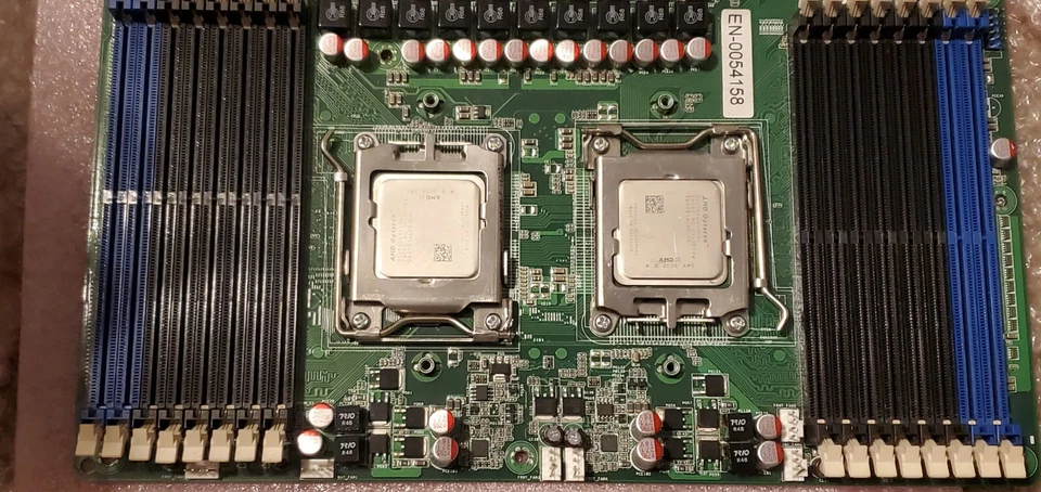 ASUS KFSN4-DRE Socket 1207 Dual Opteron CPU MainBoard  nforce 2200 with 2x CPU - Image 2 of 4