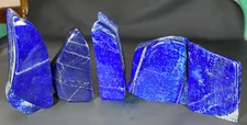 Lapis Lazuli 3.63 Kg good Quality Free Form 5Pcs tumble Crystal from Afghanistan