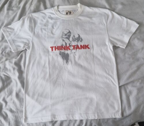 T-shirt vintage Blur Banksy Think Tank Tour 2003 neuf taille XL Deadstock - Photo 1/13